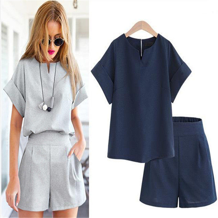 Plus-Size Summer Suit Set