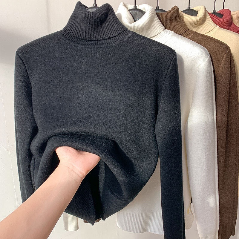 Elegant Turtleneck Winter Sweater