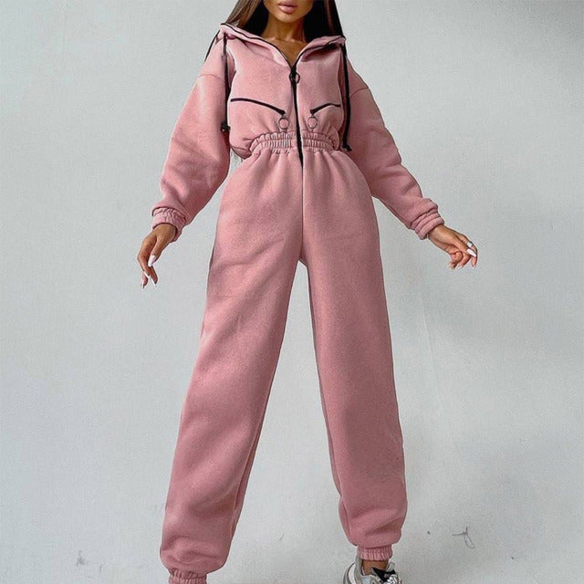 Casual Two-Piece Hoodie Set