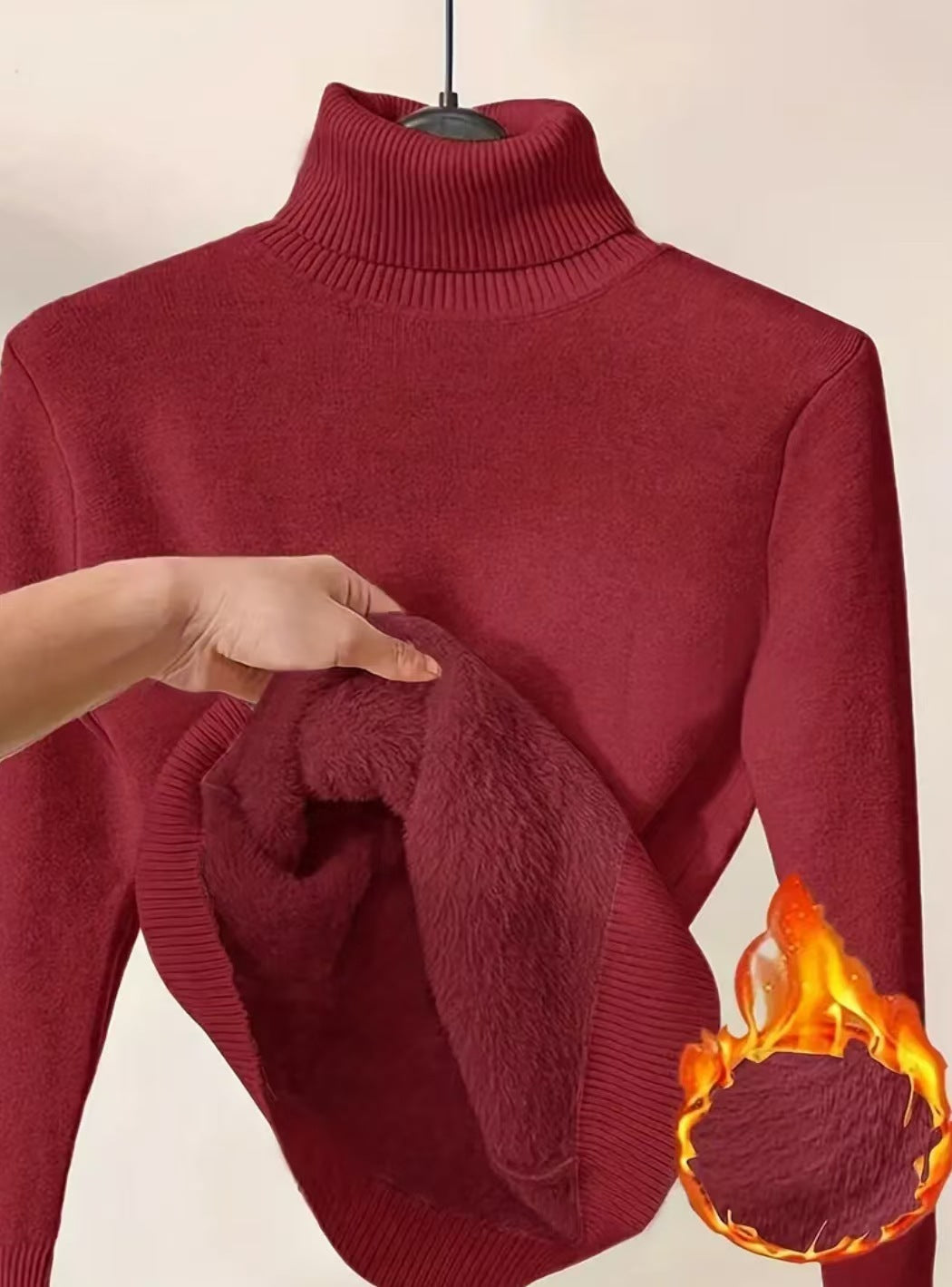 Elegant Turtleneck Winter Sweater
