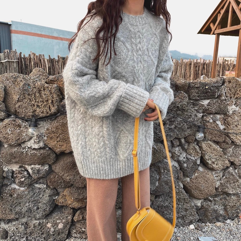 Cozy Mohair Twist Sweater