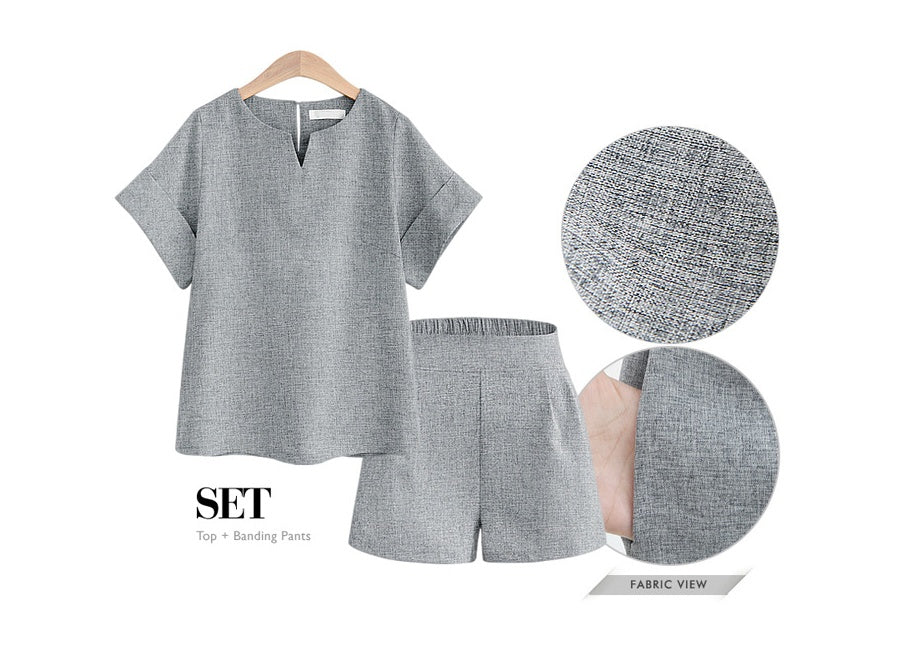 Plus-Size Summer Suit Set