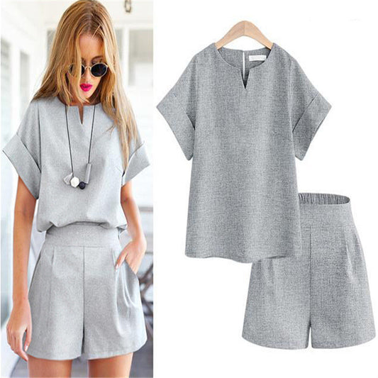 Plus-Size Summer Suit Set