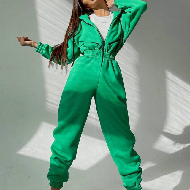 Casual Two-Piece Hoodie Set