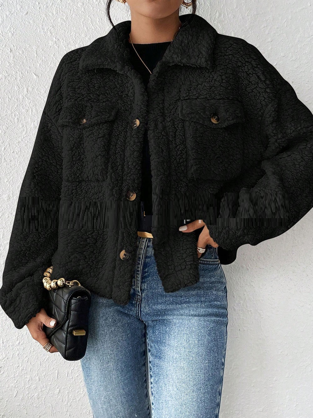 Cozy Polo Collar Jacket