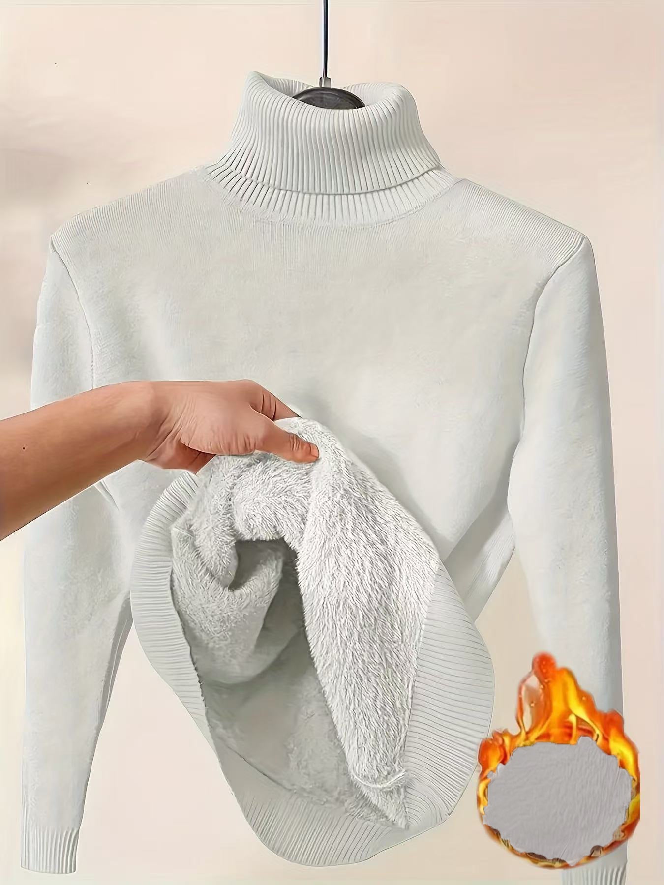 Elegant Turtleneck Winter Sweater