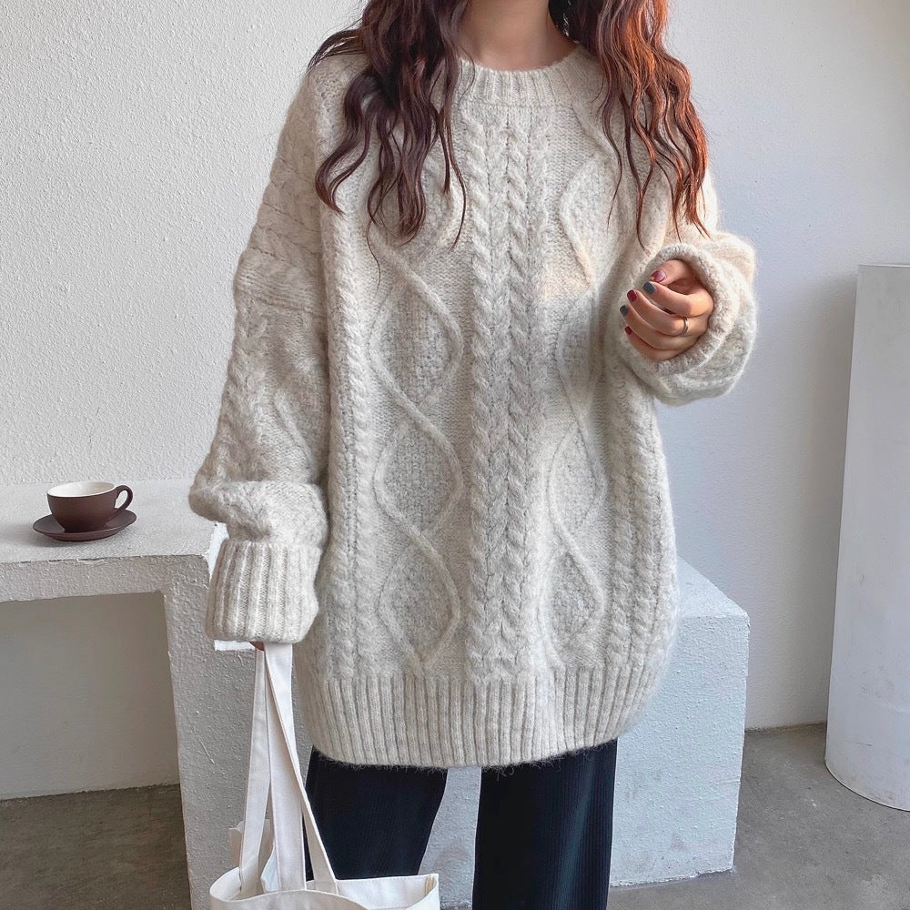 Cozy Mohair Twist Sweater