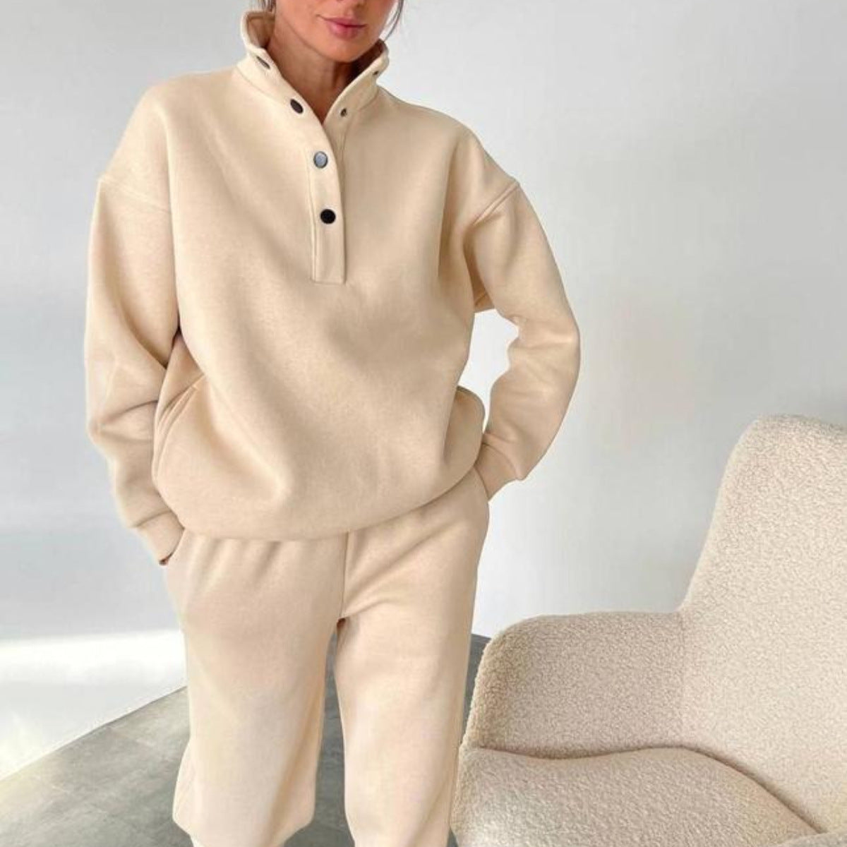 Casual 2-Piece Hoodie Set