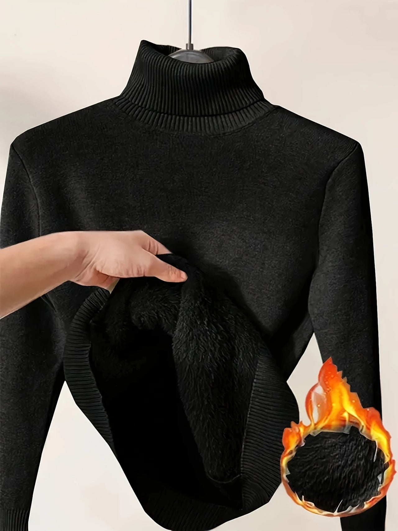 Elegant Turtleneck Winter Sweater